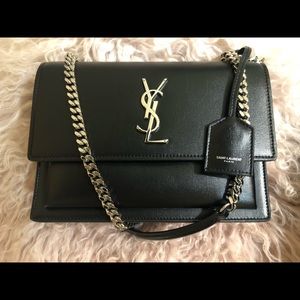Saint Laurent sunset medium bag black